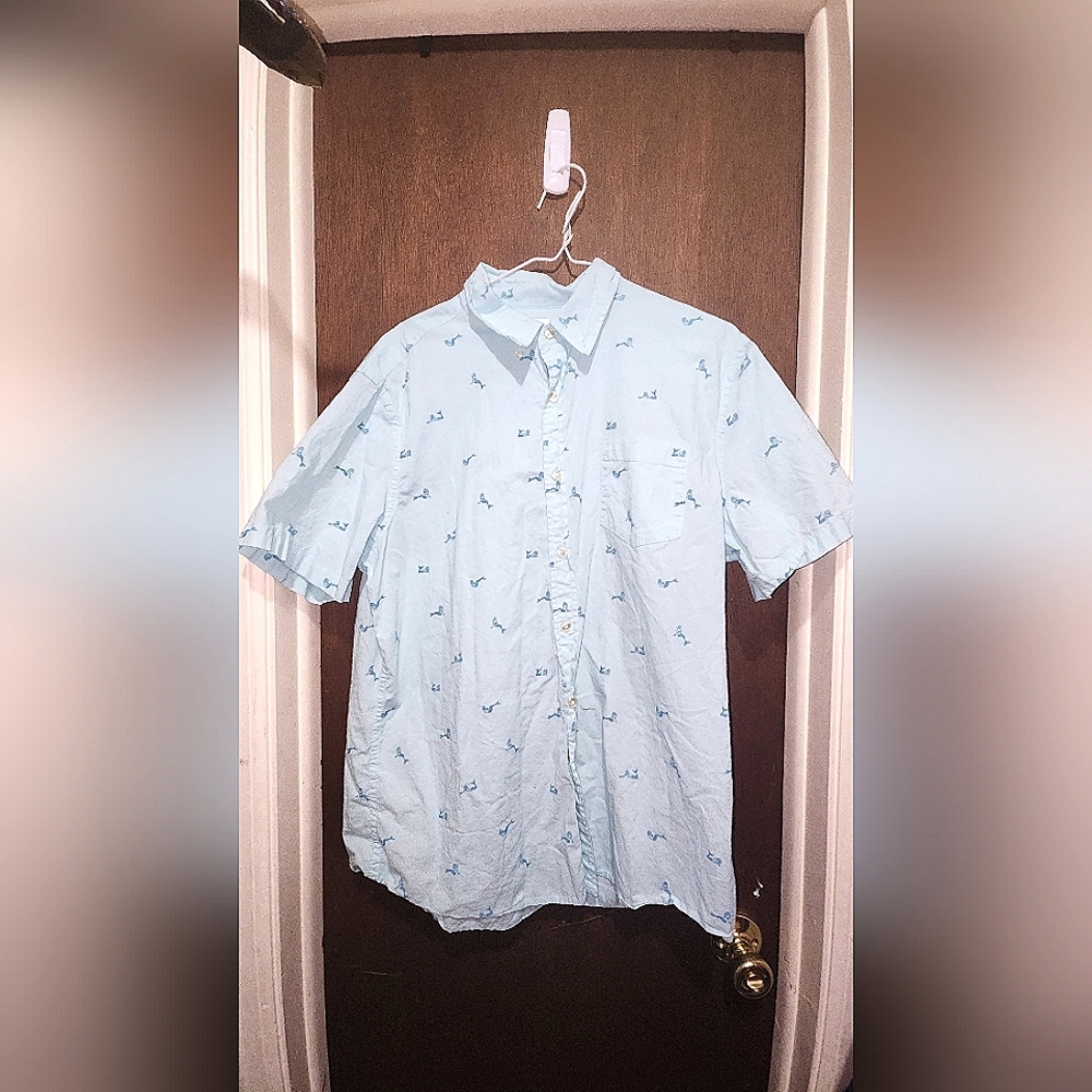 Sonoma Large Blue Blutton Up.